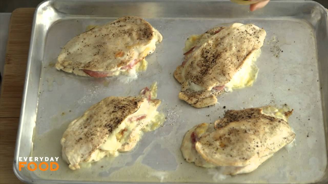 Lighter Chicken Cordon Bleu - Everyday Food with Sarah Carey