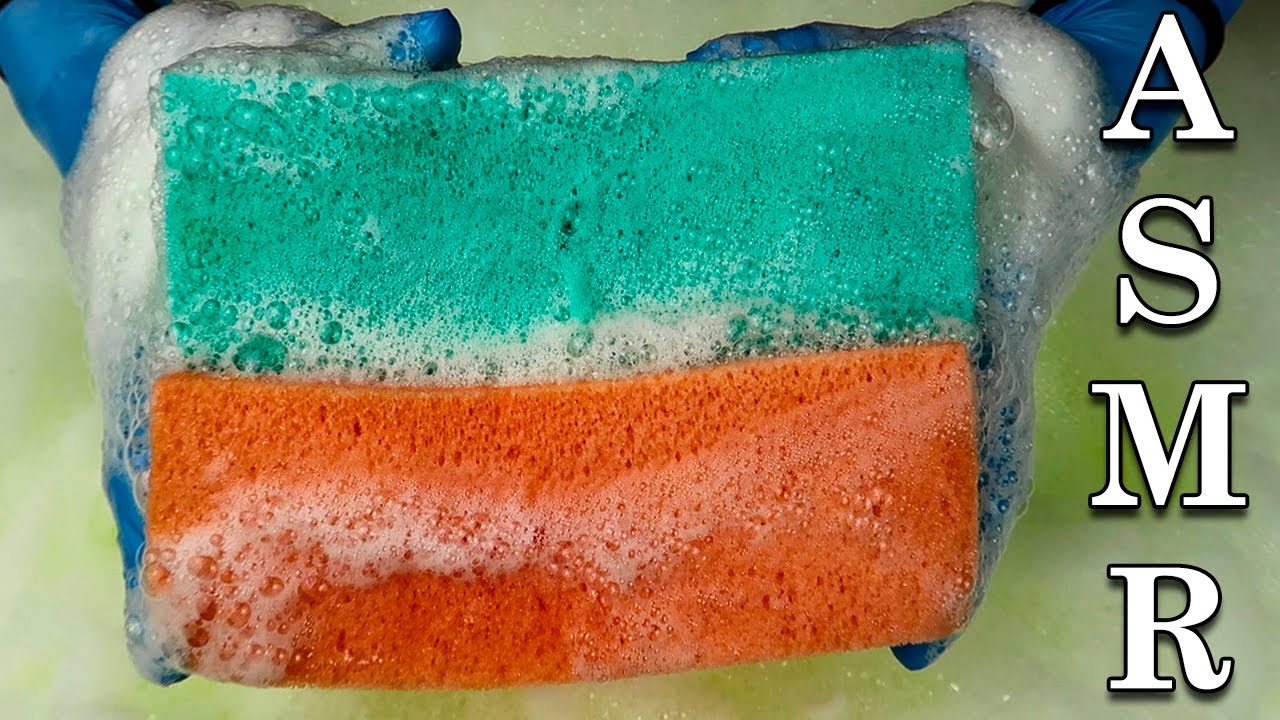 Satisfying Stacked Squeezes 🧽  ASMR Sponge Squeezing ❤️ REQUESTED