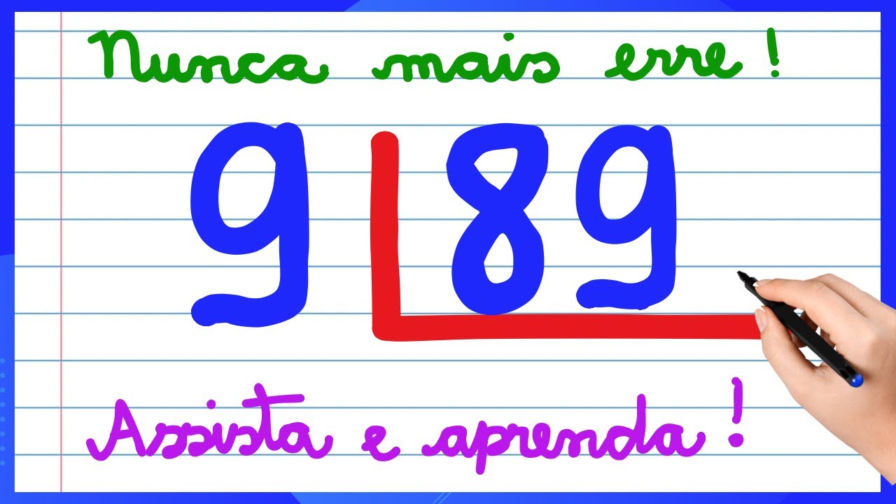 DIVISÃO COM NÚMERO MAIOR NO DIVISOR! VEM APRENDER COMO FAZER DIVISÃO COM DOIS ALGARISMOS !!