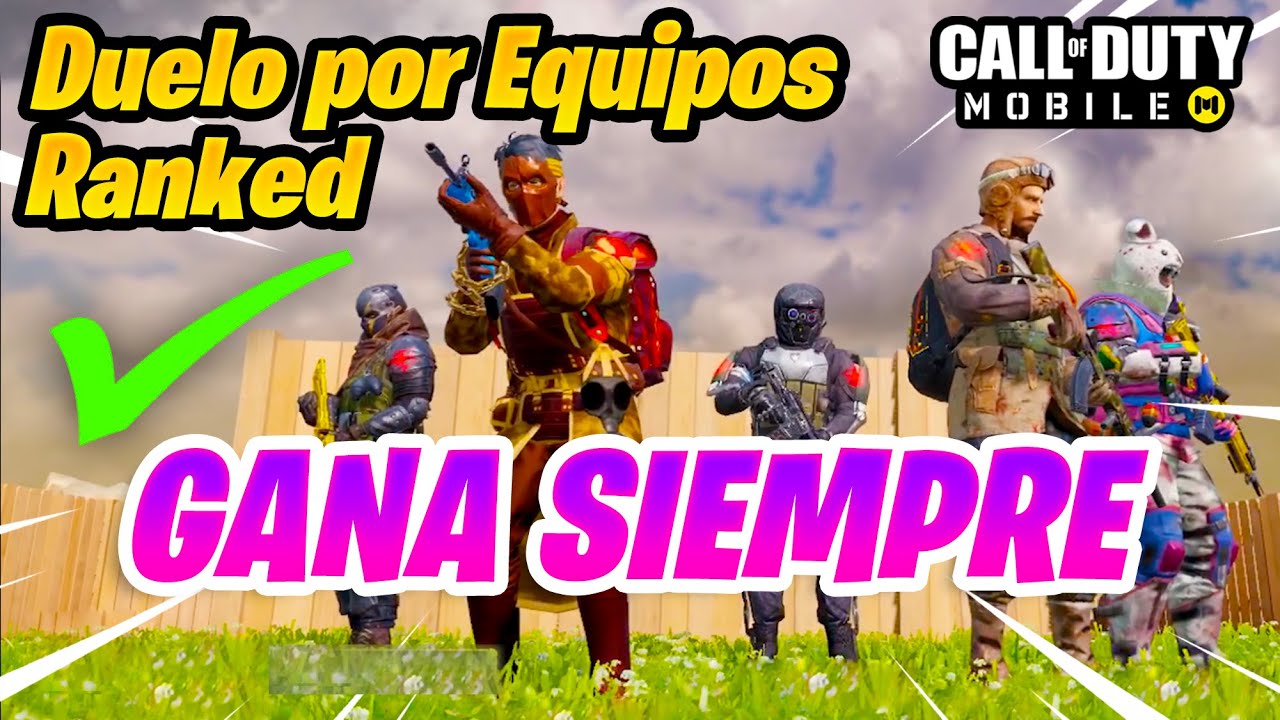 GANA SIEMPRE EN RANKED: Duelo Por Equipos (Deathmatch) | COD Mobile | ElBene