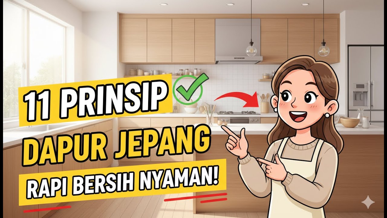 11 prinsip Dapur Minimalis Jepang, anti berantakan