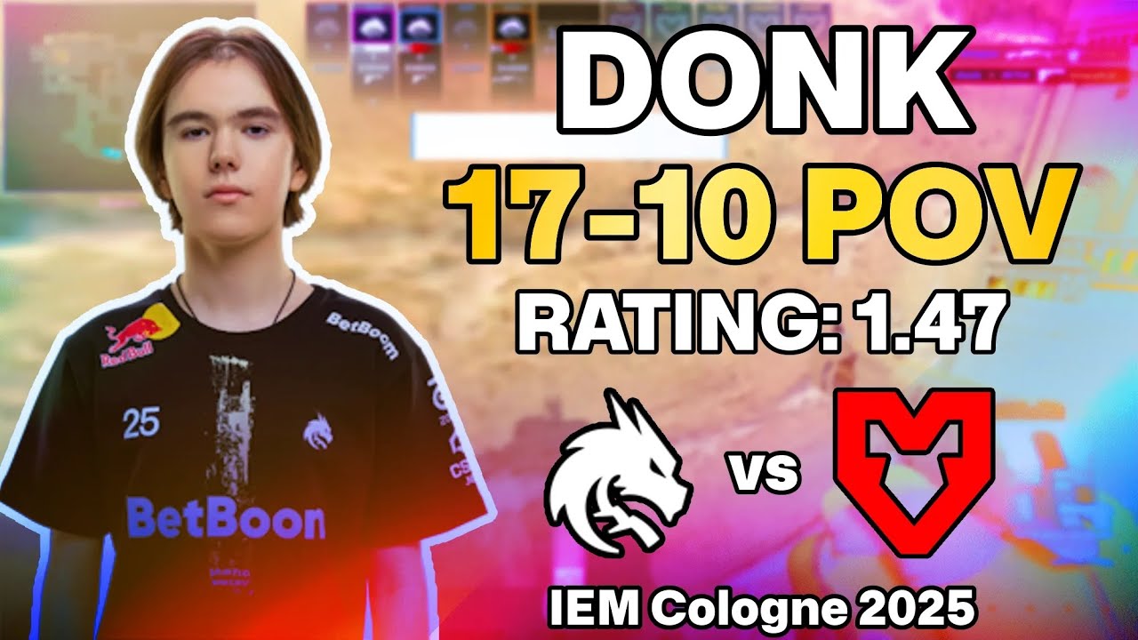 DONK 17/10 POV vs MOUZ (Mirage) | GRAND FINAL IEM Cologne 2025