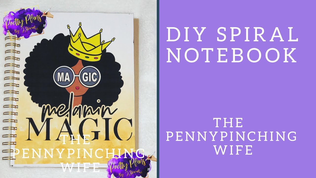 Diy/ How to make a spiral notebook/Creating a notebook