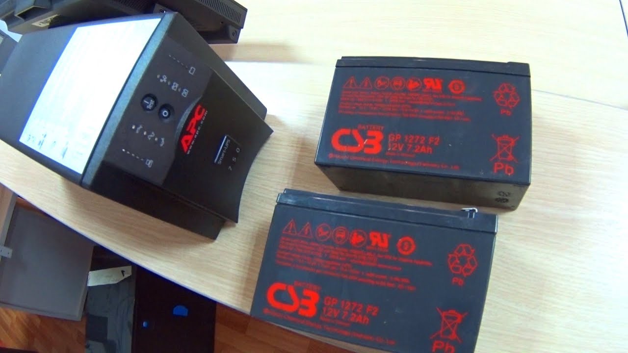 ⚠️ ЗАМЕНА АККУМУЛЯТОРНЫХ БАТАРЕЙ ИБП APC Smart-UPS 750 источник бесперебойного питания