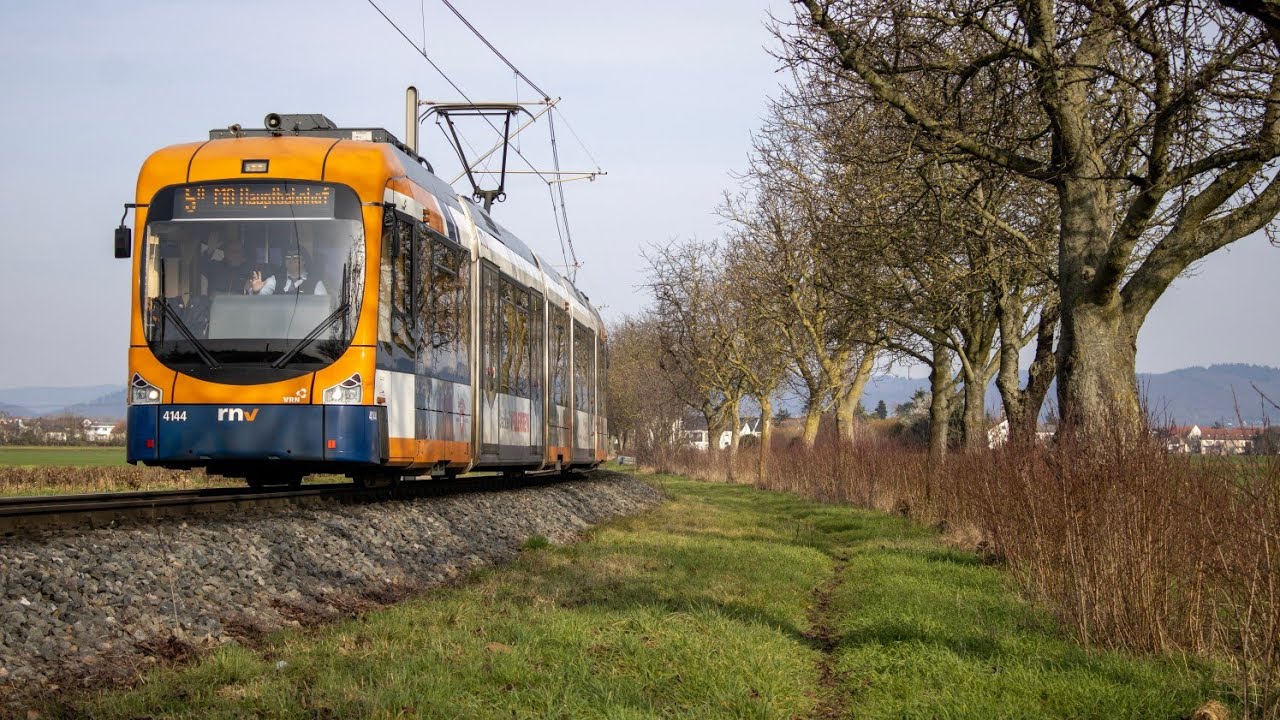 rnv Gebiet:  Die Eisenbahnstrecke der Linie 5A inklusive Bonus Clips