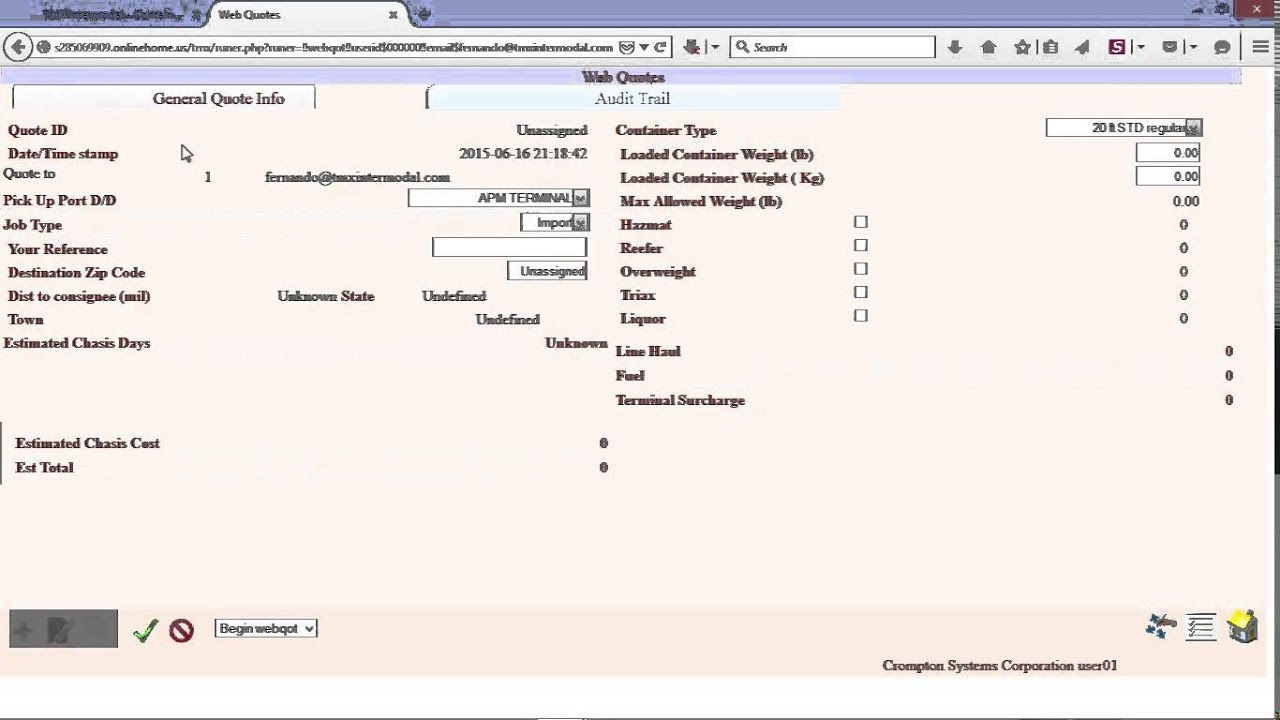 TMX Intermodal - Online Rate Quotes Tutorial