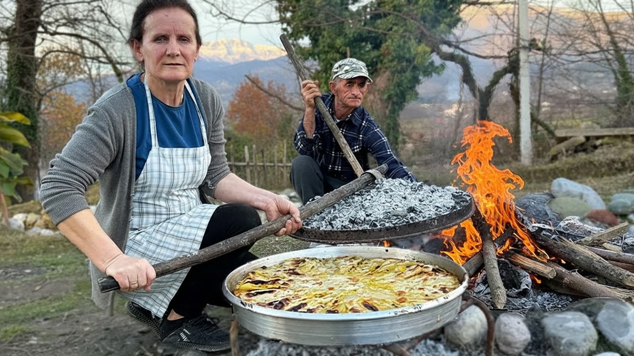 Traditional Albanian Fli – The Most Unique Balkan Dish! 🔥🥞🇦🇱