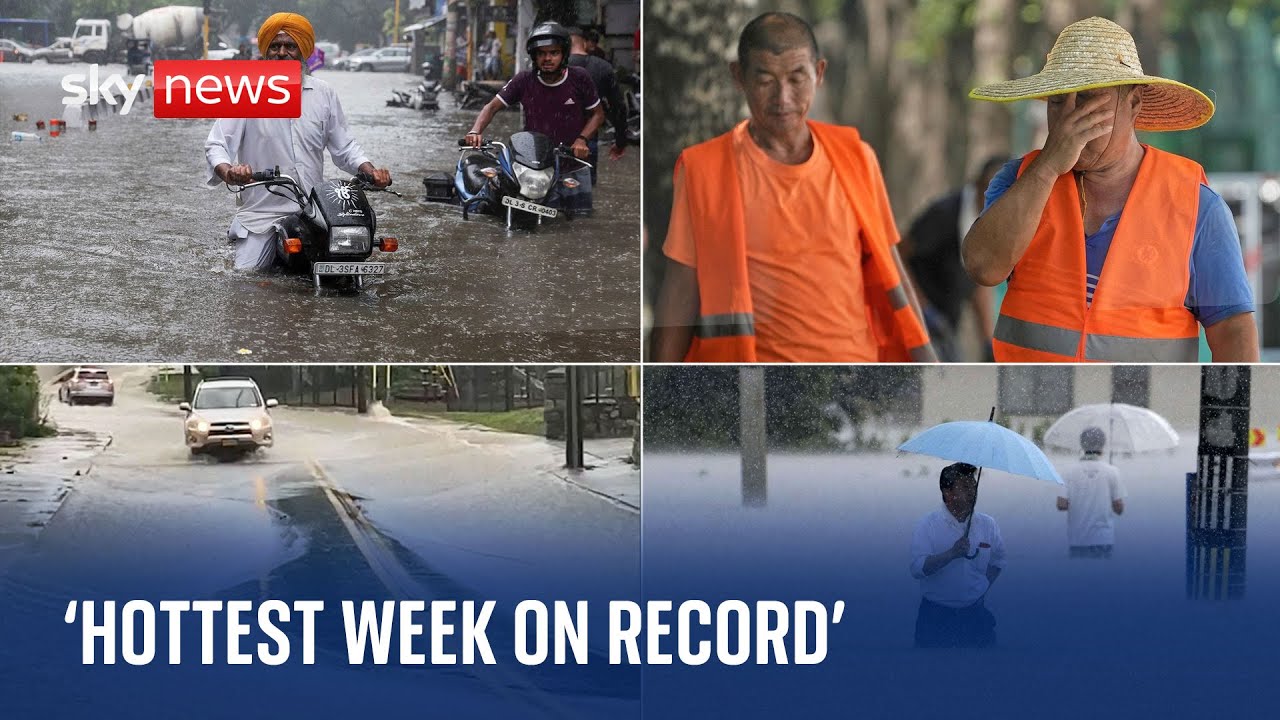 India, US and Japan hit by heat warnings and deadly flash floods in week of wild world weather