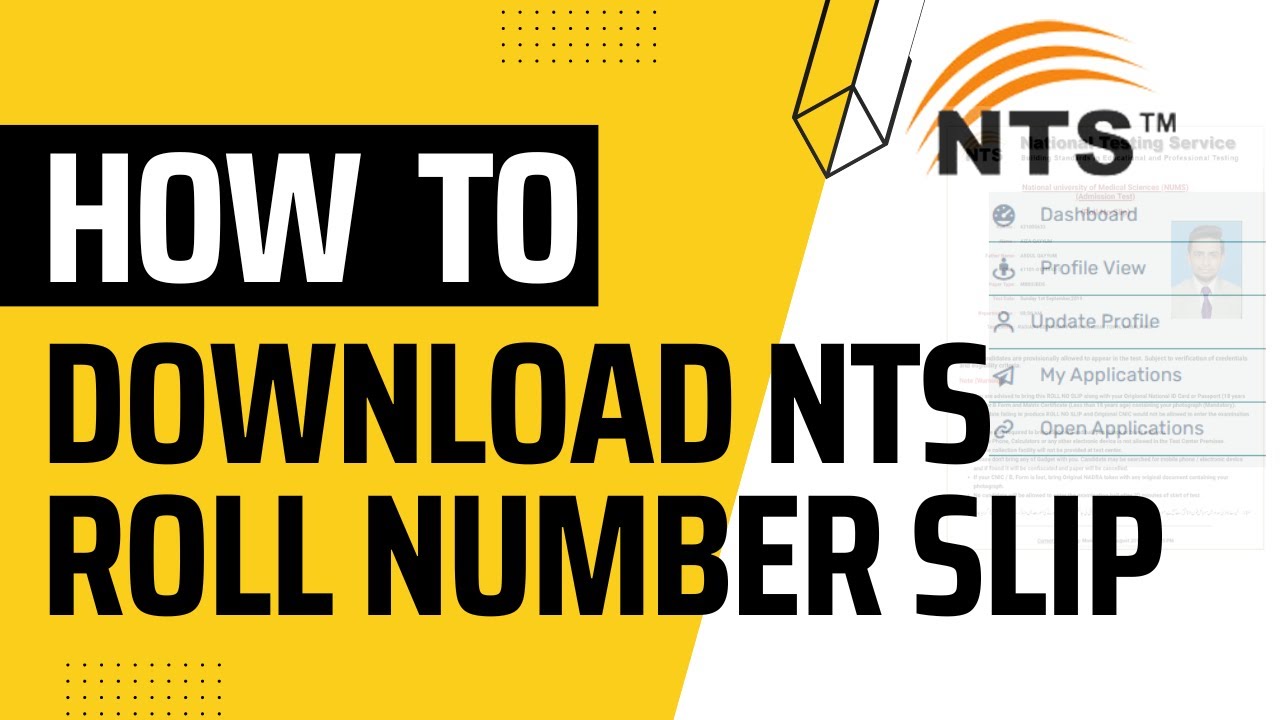 How to Download NTS NAT Roll Number Slip [2023]