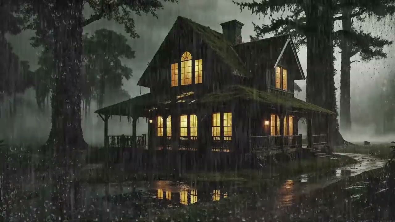 Calm Drizzle Evening 🌦️🌙 | No Ads Sleep Sounds