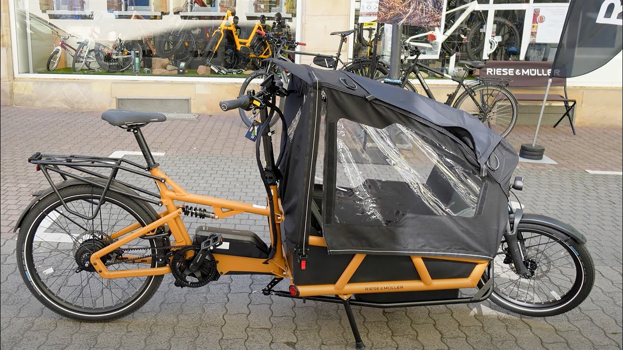 E-Bikes 2023: Riese & Müller Load 75 Pedelec Lastenrad  Fully Bosch Cargo Line Smart System