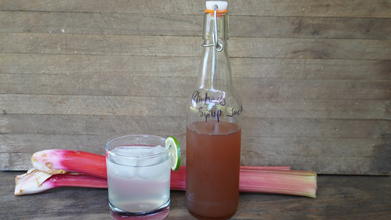 Rhubarb Syrup (Make Your Own Soda!)