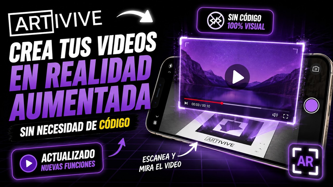 🤳🎬Crea tus Videos en Realidad Aumentada l Artivive 2023