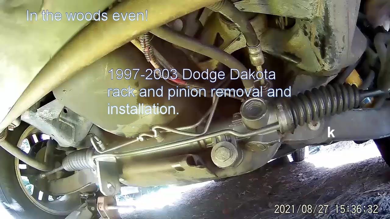 1997-2003 Dodge dakota durango rack and pinion removal installation