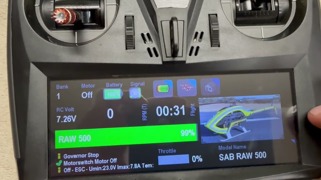 Hobbywing ESC with Vbar Governor overshooting RPM at spool up