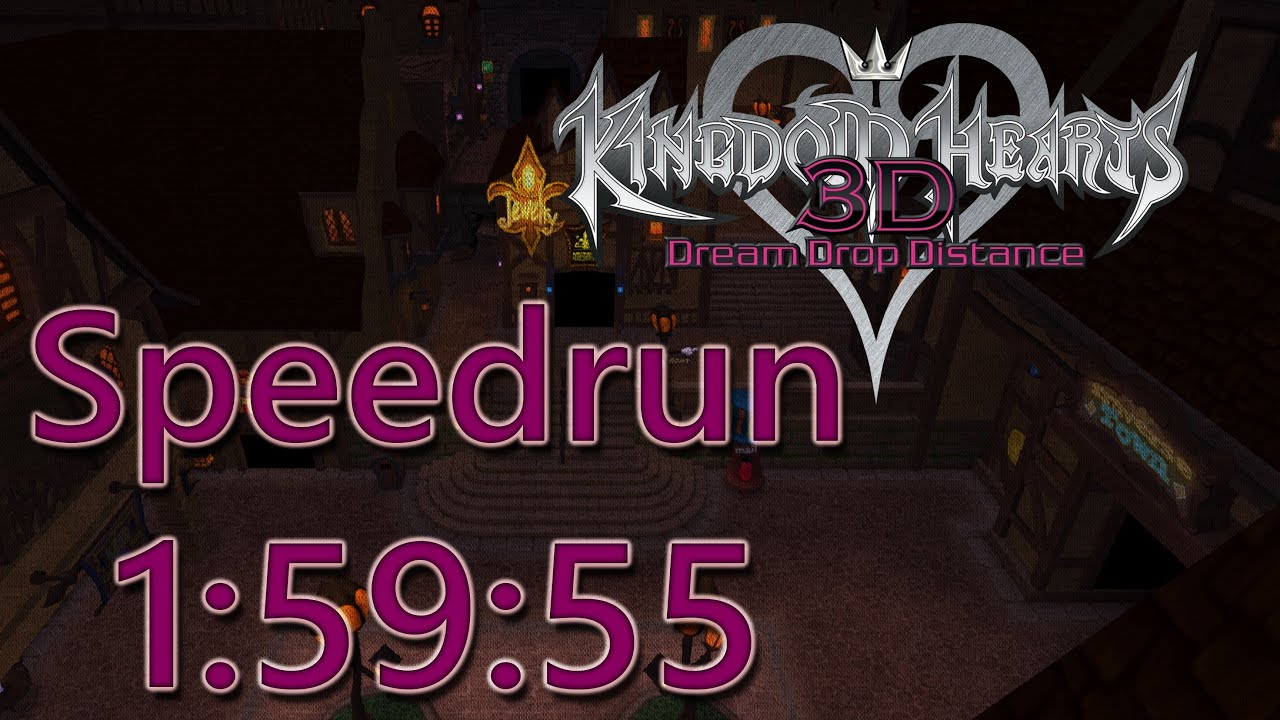 Kingdom Hearts Dream Drop Distance Speedrun World Record in 1:59:55