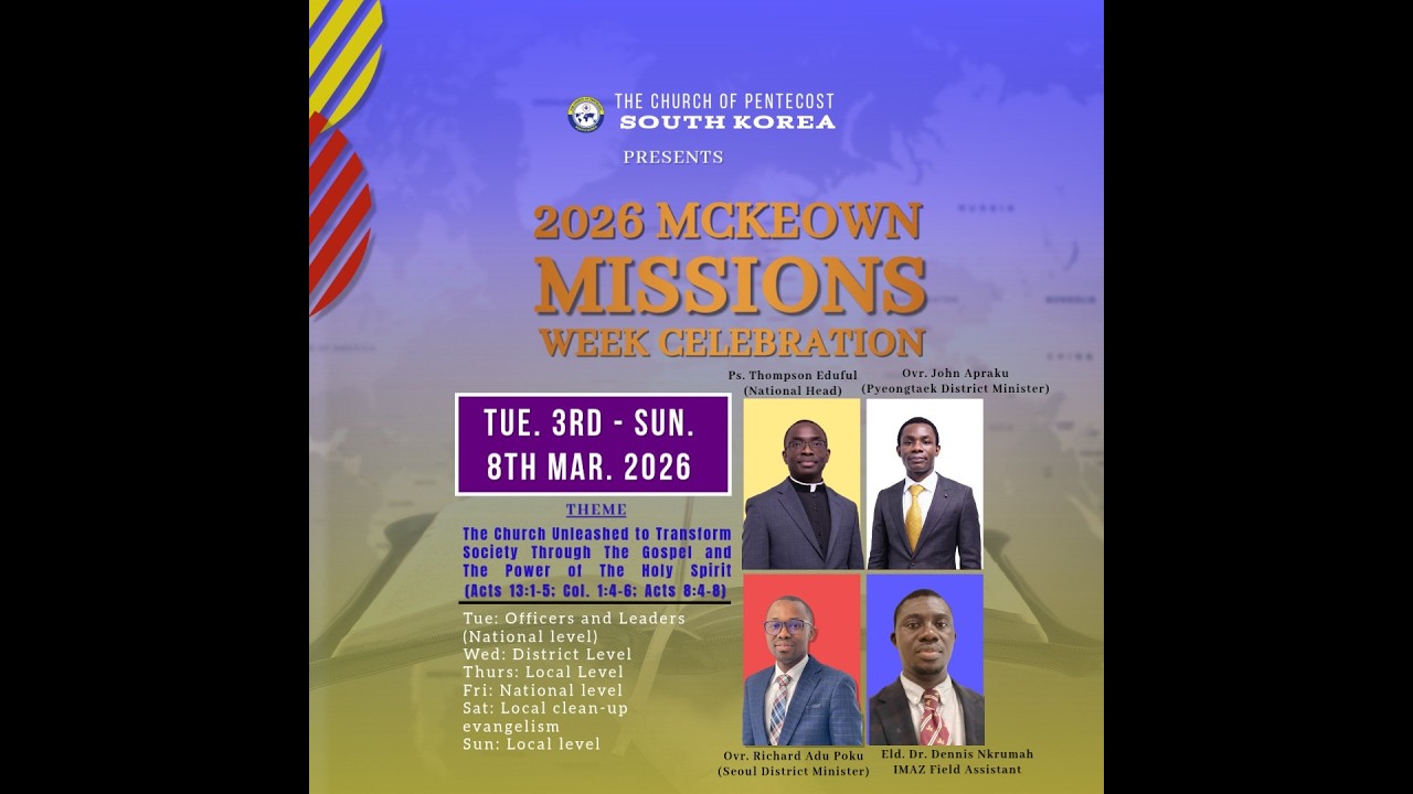 [LIVE SERVICE] The Church of Pentecost _Missions Week Climax