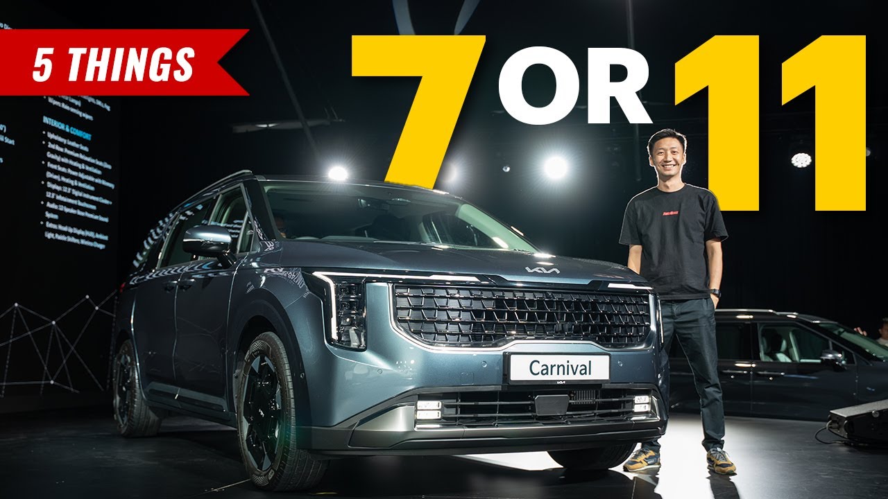 Обновленный Kia Carnival 2026 года, 7- и 11-местный турбодизель, в Малайзии, 188 000 ринггитов - ...