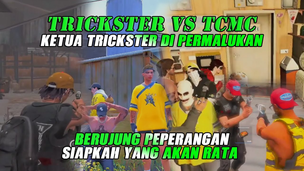 TR VS TCMC-JELOOL DI PERMALUKAN OLEH ANAK TCMC-TR LAKUKAN HAL INI BERUJUNG PERANG #trickster #tcmc