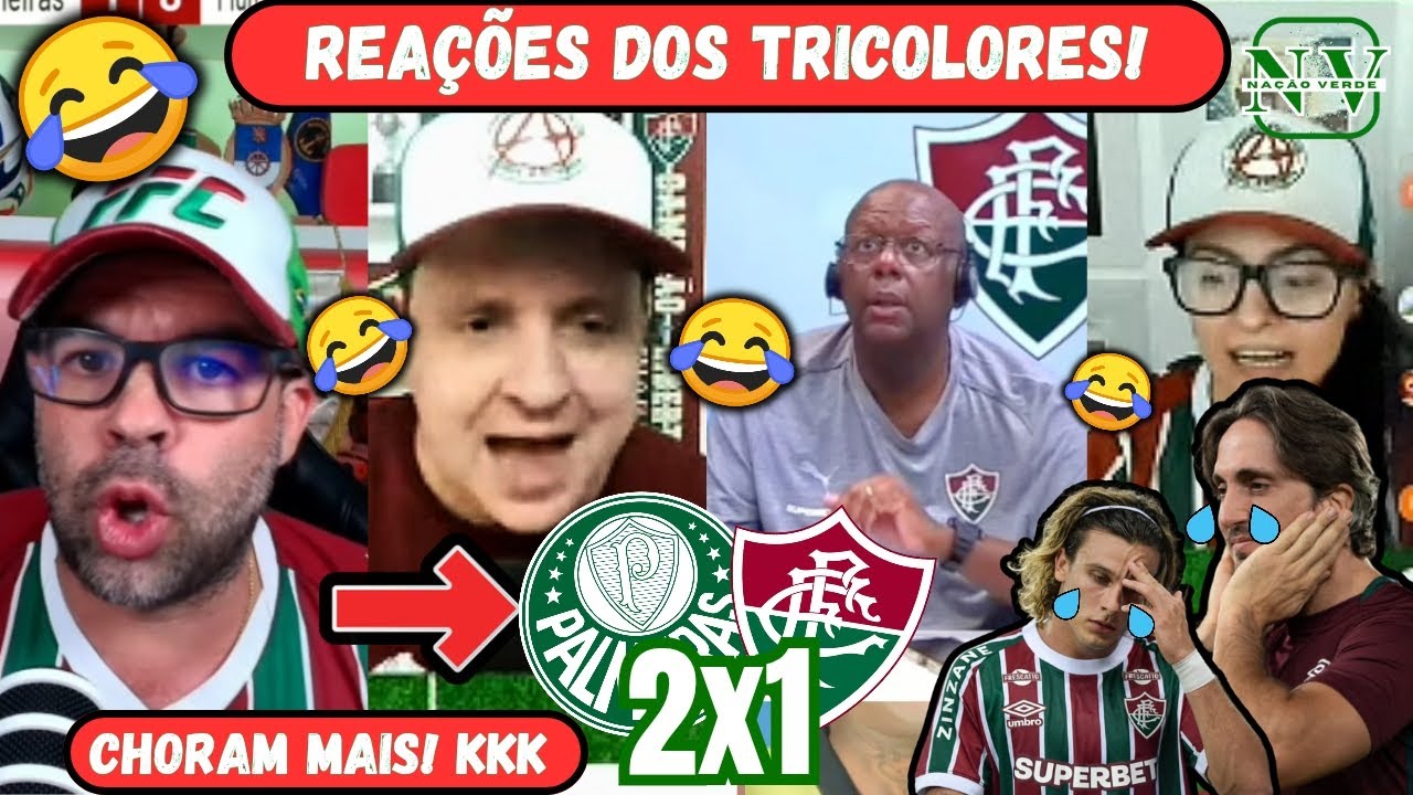 CHORO NO RIO! 🤣 REAÇÃO DOS TRICOLORES APÓS PALMEIRAS 2X1 FLUMINENSE!