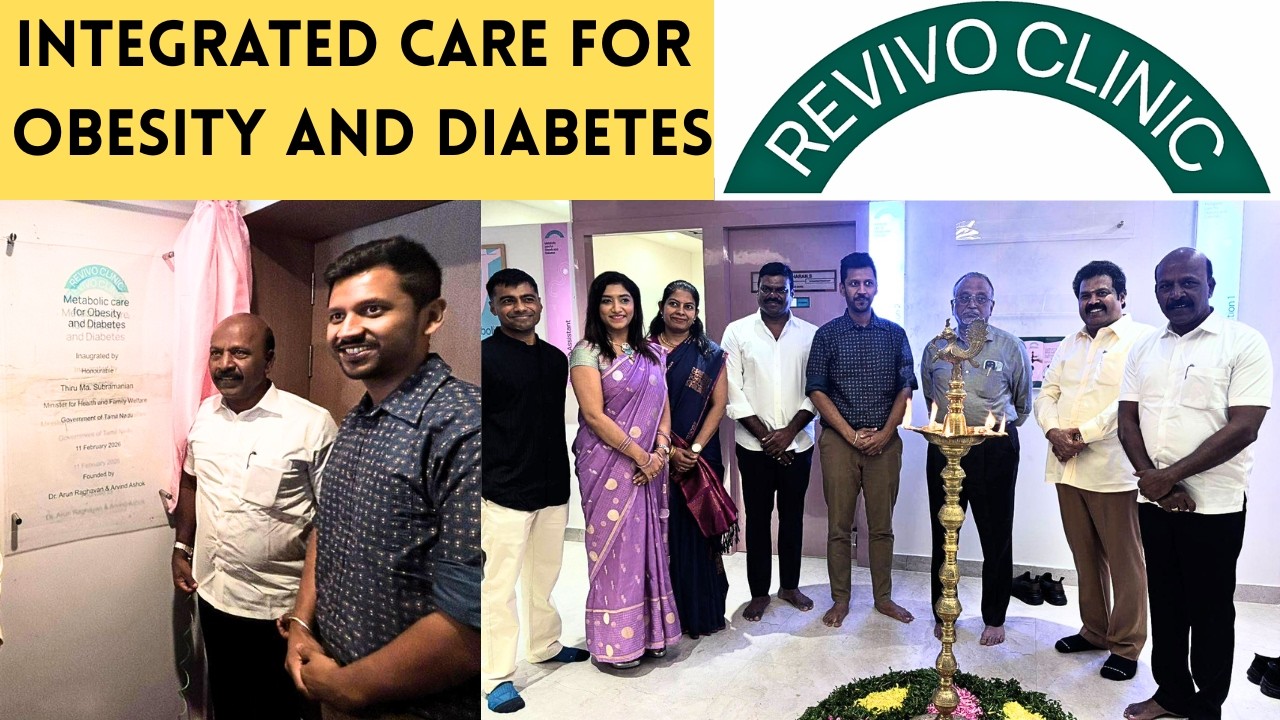 В Ченнаи открылась клиника комплексного лечения ожирения и диабета Revivo Clinic #chennaiviews