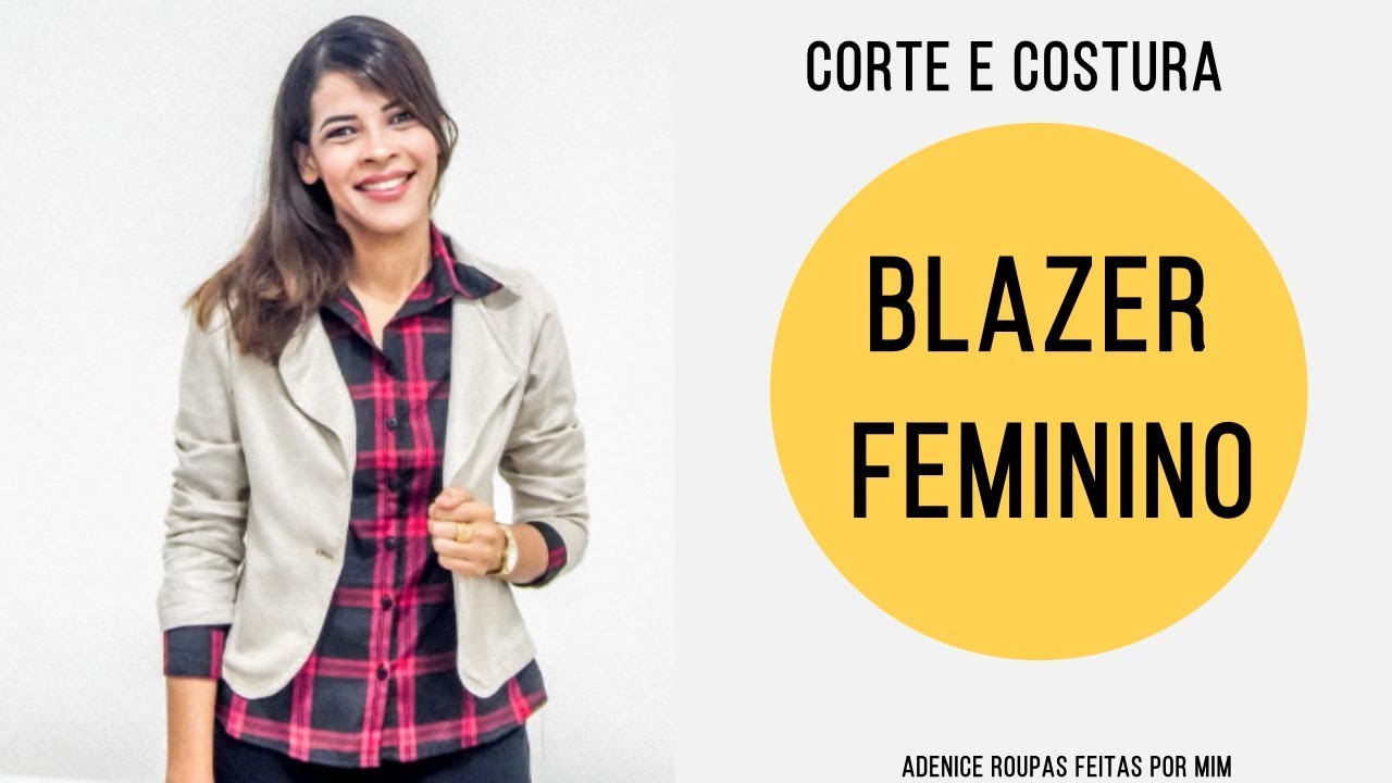 COSTURANDO  BLAZER FEMININO -  Roupas Feitas por Mim
