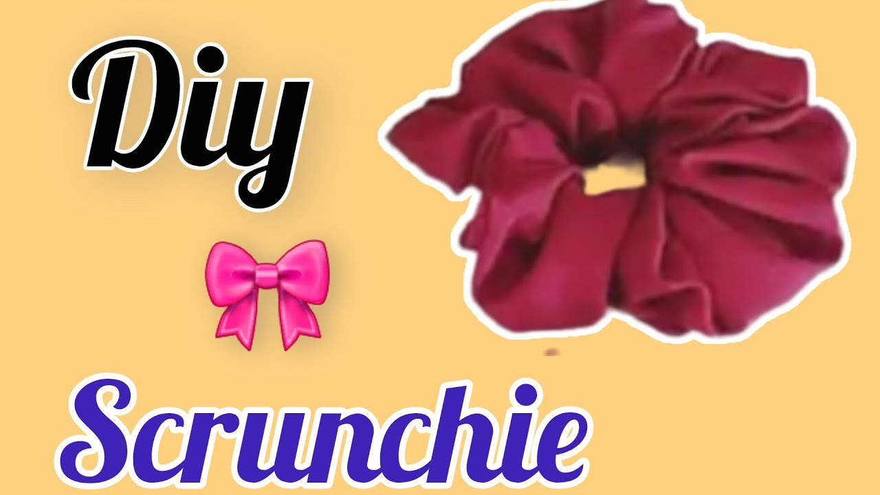🙂Big size scrunchie🎀How to make Big Scrunchie🙂diy🎀Bow