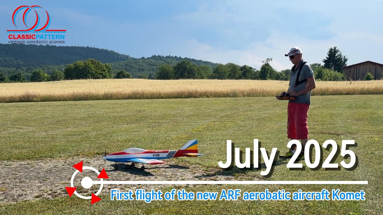 New ARF Komet first flight