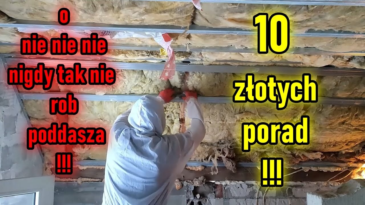 Jak ocieplić poddasze wełną mineralna