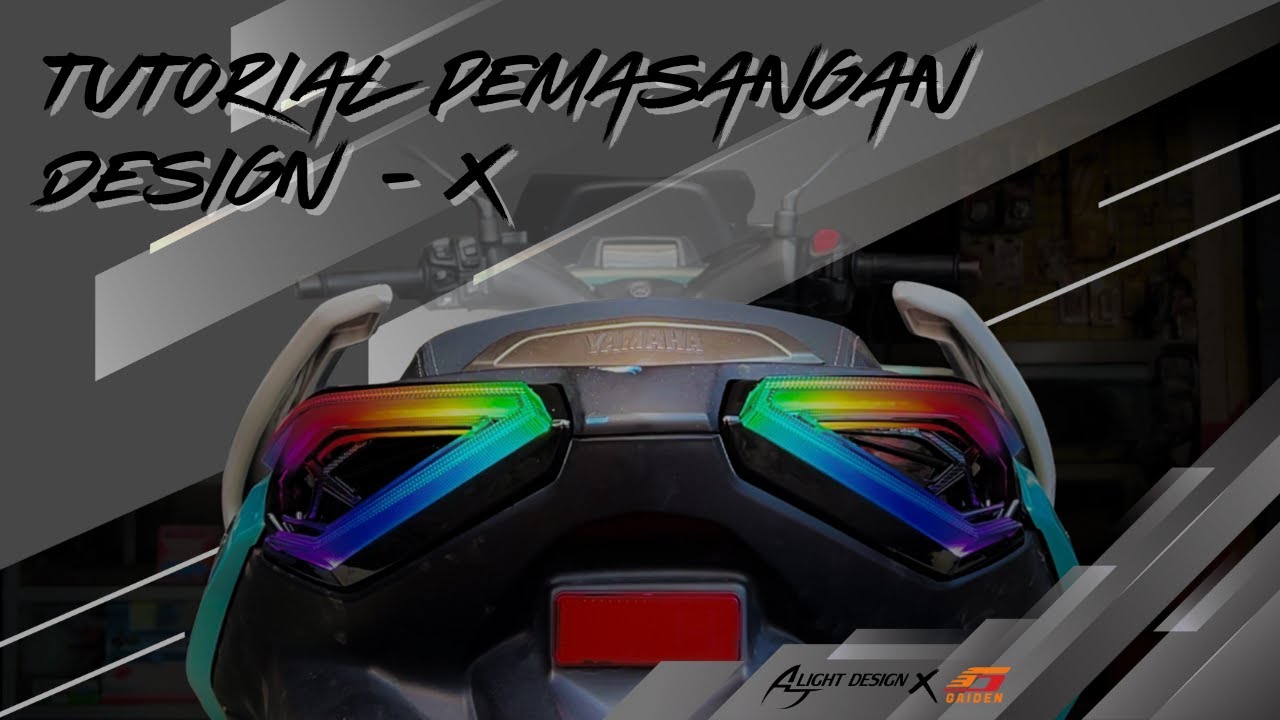 PASANG SENDIRI STOPLAMP AJ LIGHT X GAIDEN 
