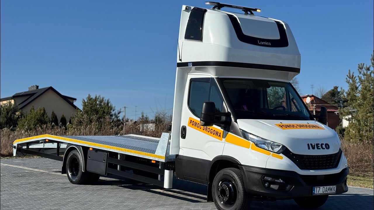Sprzedam Iveco Daily 2022r ‼️72C18‼️3.0 NOWA Laweta Pomoc Drogowa Zarejestrowany Specjalny DMC7200kg
