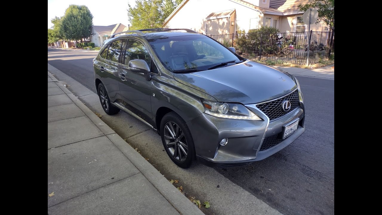 Lexus RX 350 2013 F-sport Обзор владельца.Lexus RX 350 2013 F-sport Review