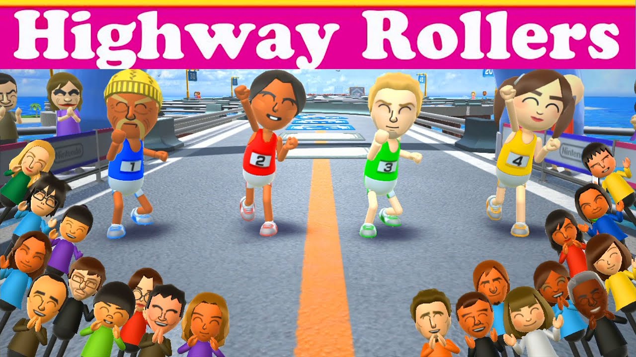 Wii Party U Highway Rollers - Hulk Hogan Vs Paula Vs Matt Vs Sophia (Expert Difficulty)