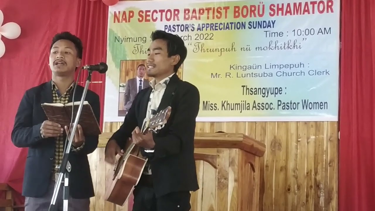 NSBBS pastor appreciation Day, presented a special song