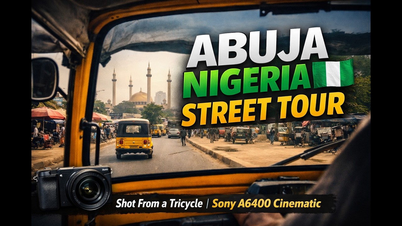 streetExploring Abuja Streets in a Keke | Real Nigeria (Sony A6400)