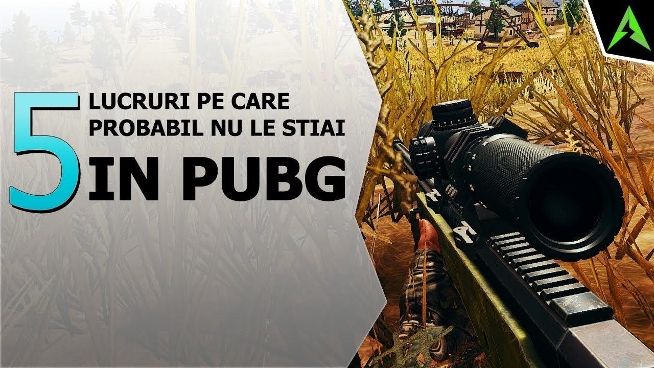 5 LUCRURI PE CARE PROBABIL NU LE STIAI IN PUBG