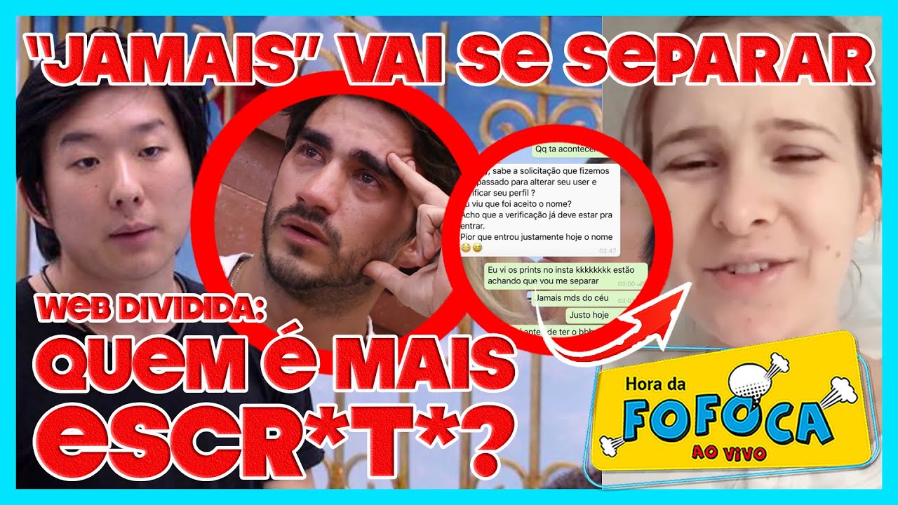 💥Enquetes mostram briga feia entre Pyong e Gui; Sammy nega separa&ccedil;&atilde;o e justifica mudan&ccedil;a de nome