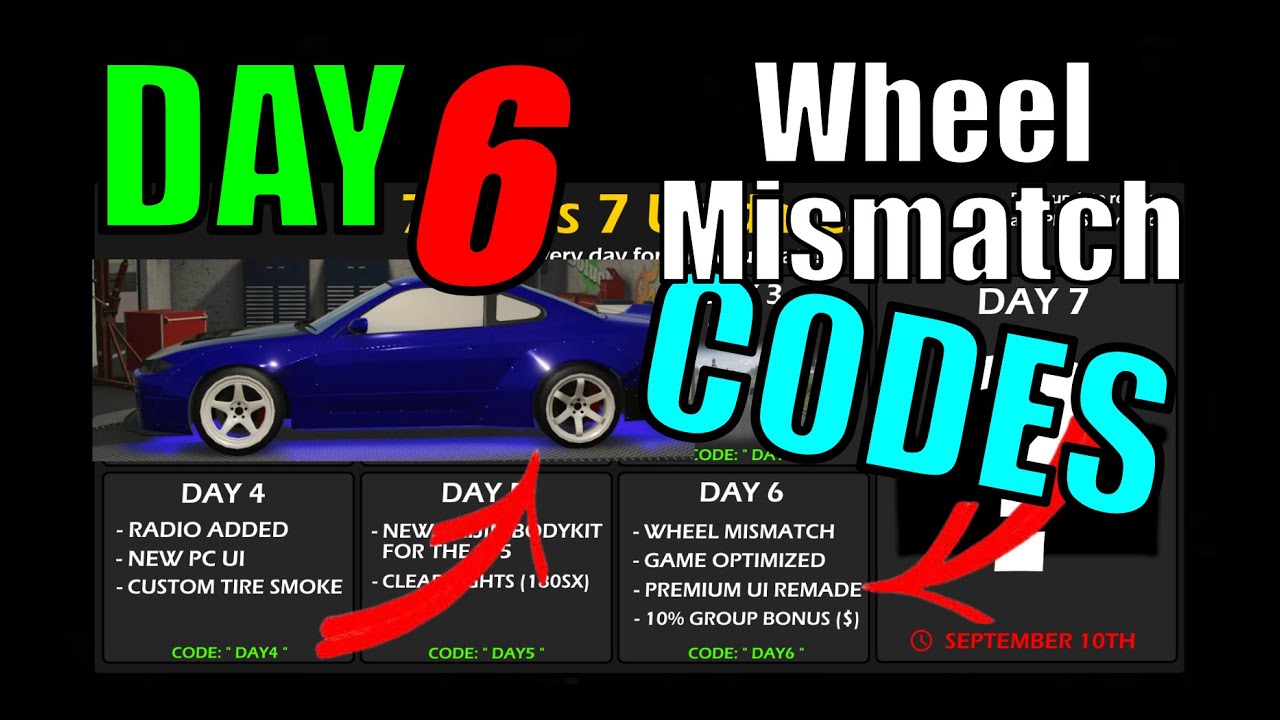 NEW CODE + Wheel Mismatch & More! Roblox Prodigy Drift (Day 6)