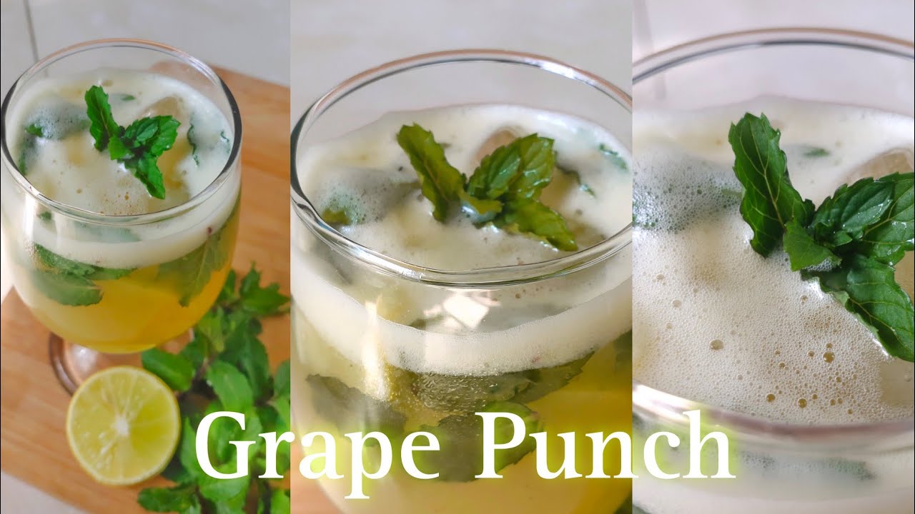 Grape Punch l Cook with Prabha