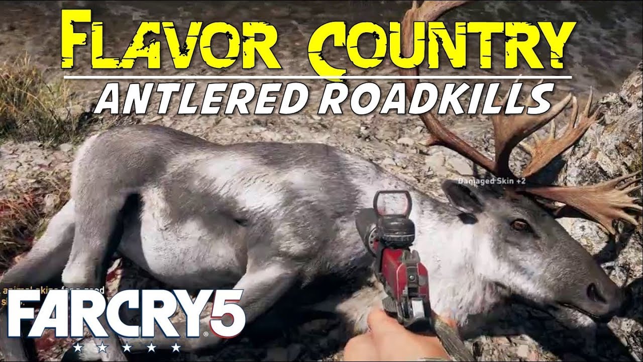 Flavor Country (How to Collect Meat from Antlered Roadkills) Chad's Mission Walkthrough - Far Cry 5