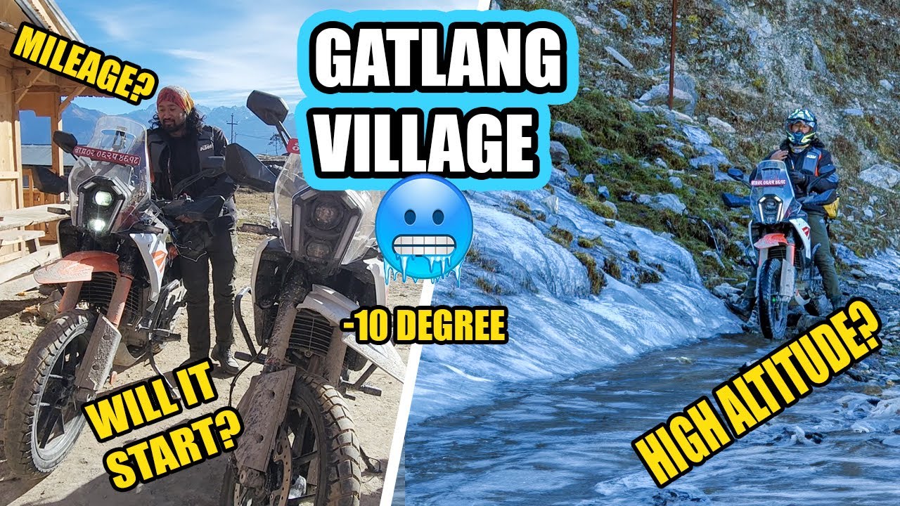 KTM Adventure 250 (2025) Freezing Mountain Ride Real Review | Gatlang High altitude Ride