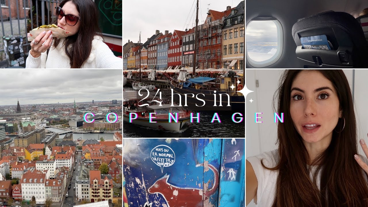 Vlog 78 - 24 hrs in Copenhagen | Pack with me | Delicious Hotdogs
