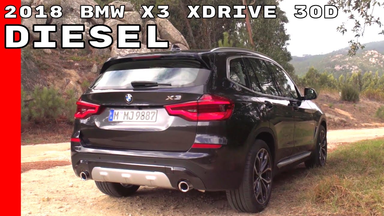 2018 BMW X3 xDrive 30d Diesel Exterior, Interior, & Test Drive