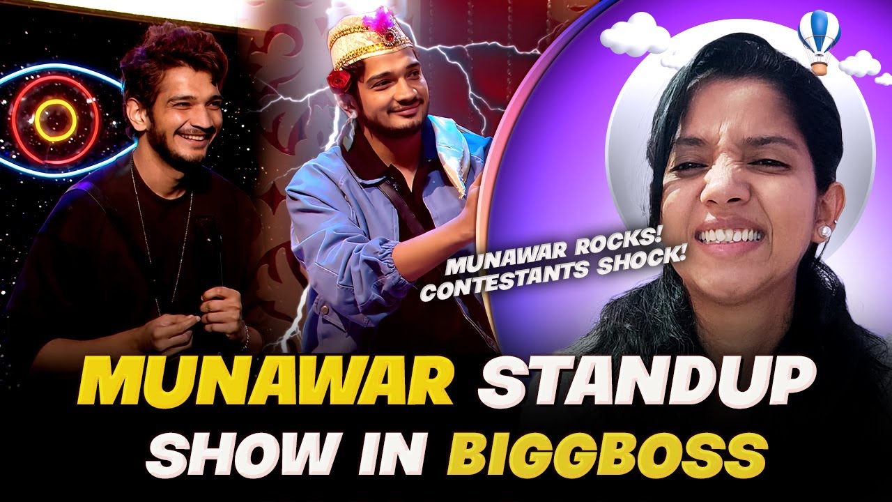 Munawar Faruqui Standup in Biggboss | Reaction | Unfilteredpree