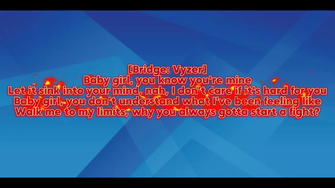 Vyzer & 6arelyhuman LUV ME (Lyric Video)