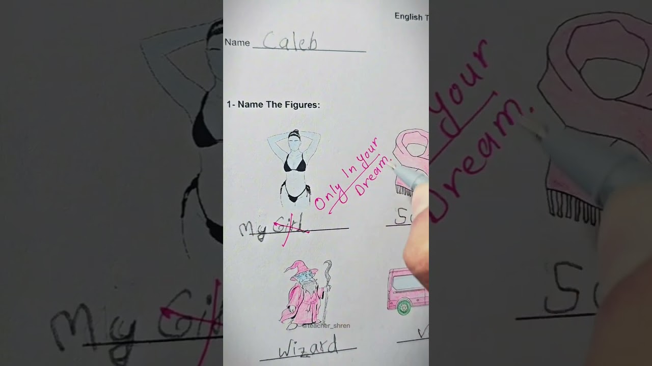 Student Unbelievable Answers | Teacher English Test Grading.