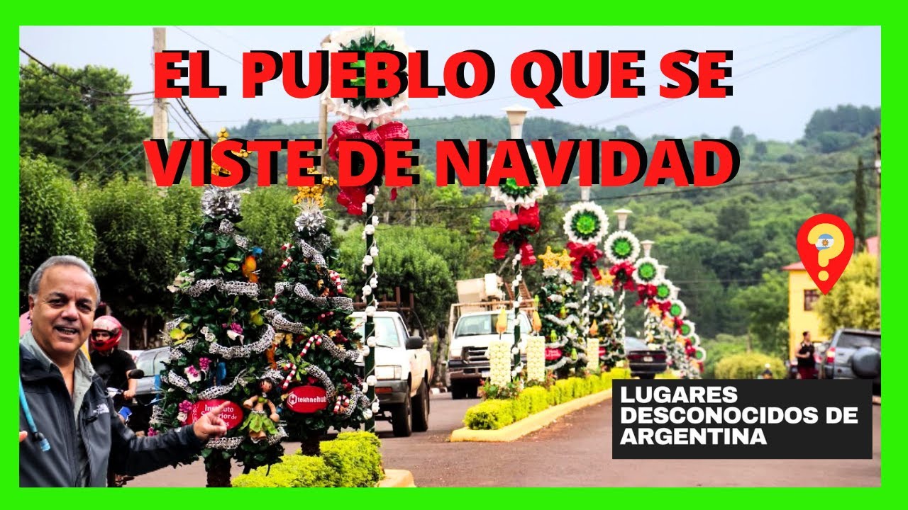 🎄🎅 COMO ES EL PUEBLO DONDE VIVE LA NAVIDAD EN ARGENTINA 🎄 CAPIOVI
