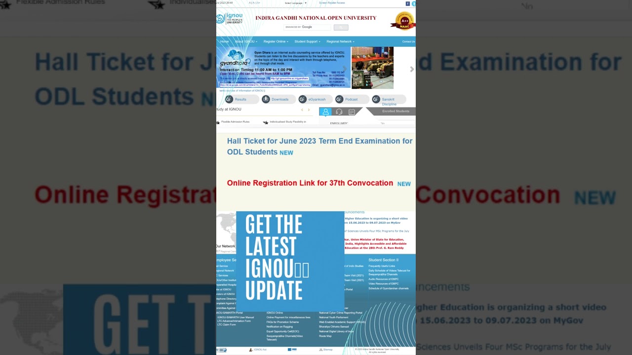 IGNOU Convocation 2023