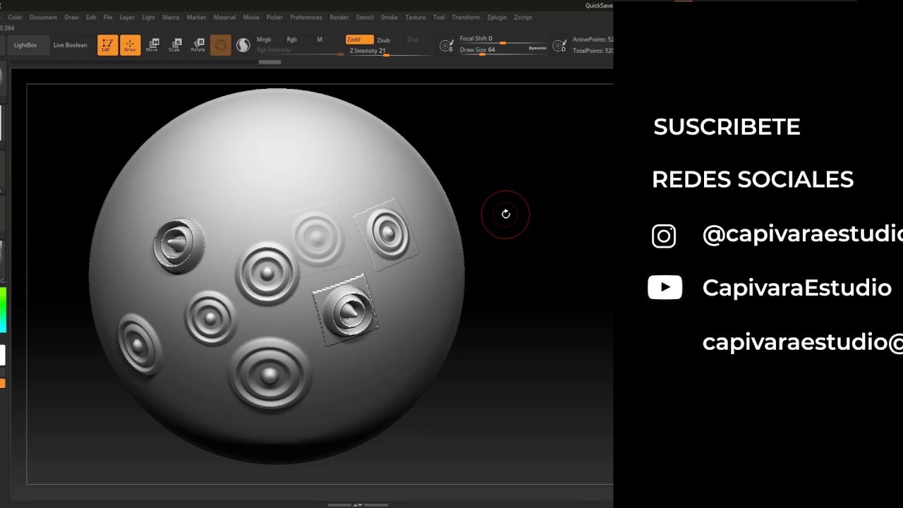 Zbrush en 5 minutos (o casi) #19 Crear Alphas en Zbrush