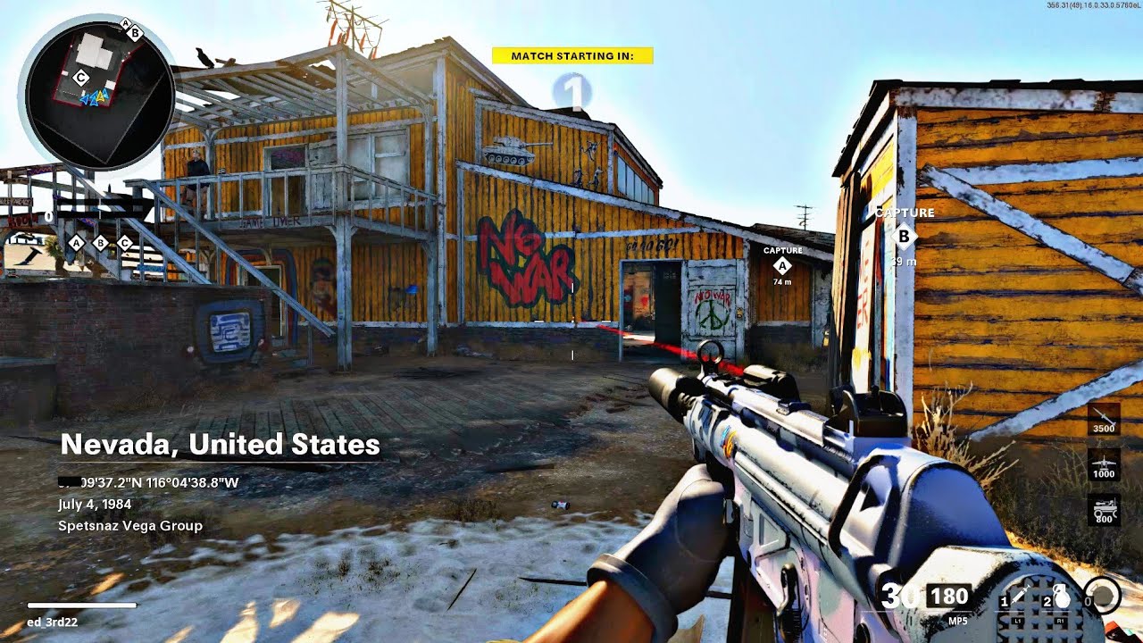 Call Of Duty Cold War Nuketown Domination Ps4 Slim Gameplay